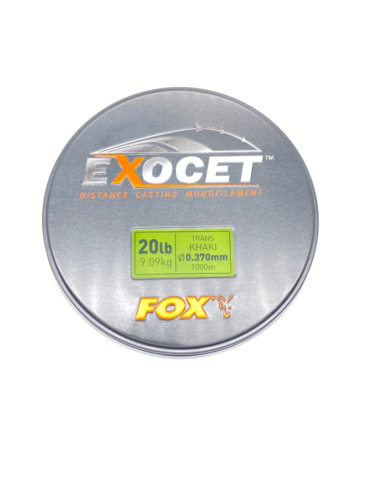 FOX EXOCETﾓﾉﾌｨﾗﾒﾝﾄ 1000M 20lb 0.37mm ﾄﾗﾝｽｶｰｷ