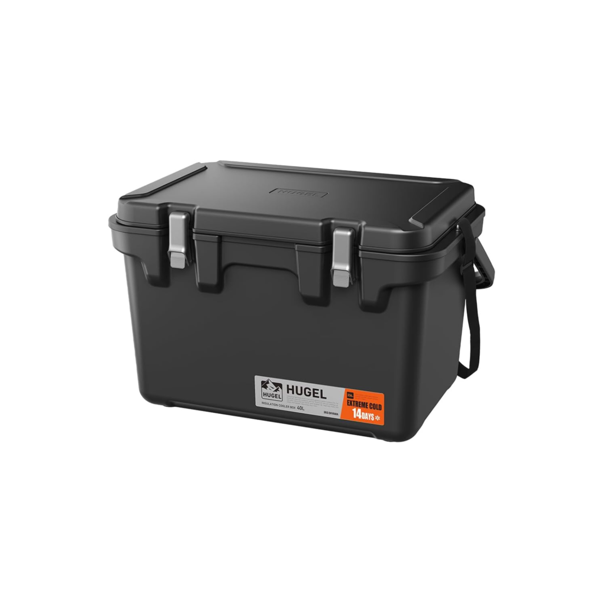 HUGEL 真空断熱クーラーボックス 40L チャコールグレー